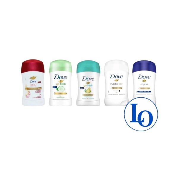 Desodorante Dove Barra Mujer 0% Alcohol 40 ml Variedades