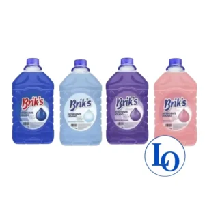 Detergente Bidon 5 litros Brik´s Perlado Gel Activo Variedades