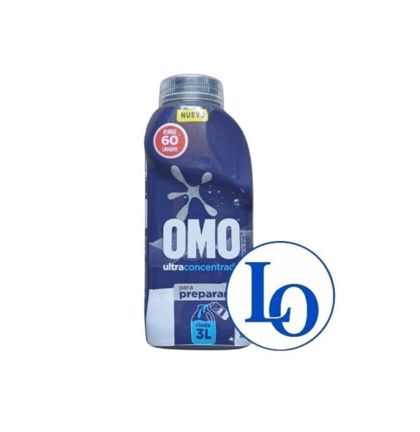 Detergente Líquido Omo Matic Para Diluir Rinde 3 lt 60 Lavados