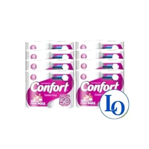 Manga Papel Higiénico Confort Panal Mega 4 x 50 mt 32 rollos