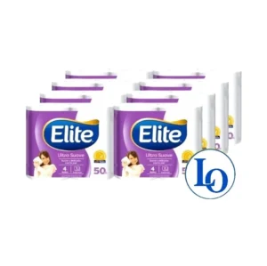 Manga Papel Higiénico Elite 4 x 50 mts Doble Hoja 32 Rollos