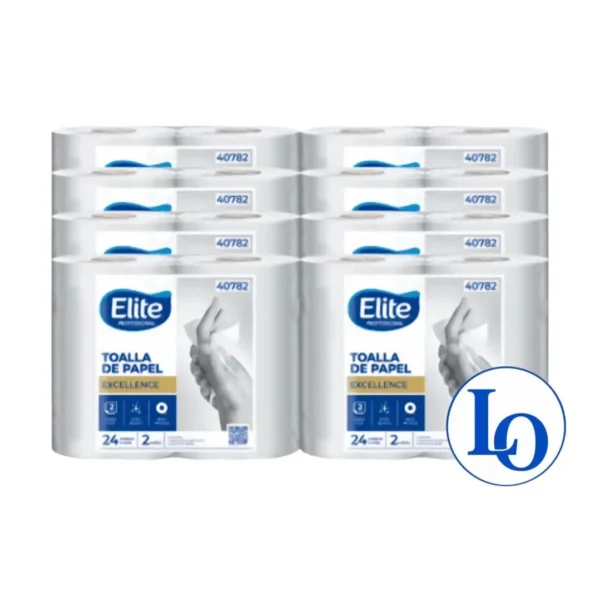Manga Toalla Papel Elite Profesional Excellence 2 x 24 metro 16 Rollos