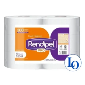 Manga Papel Higiénico Profesional Rendipel 6x300 m