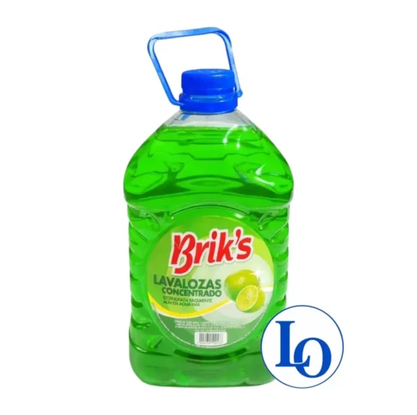 Lavalozas Bidón Concentrado Brik´s 5 Litros Verde Cítrico