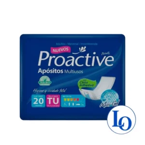 Apositos Proactive TU 20 unidades con cinta adhesiva Apósitos Proactive TU 20 Unidades con Cinta Adhesiva Hipoalergénicos