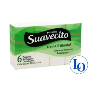Pañuelos Desechables Suavecito 6 u Mentolados